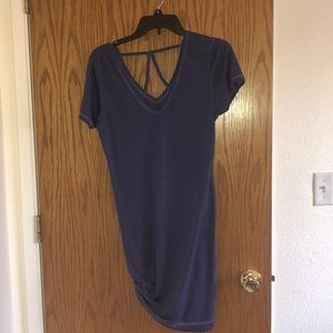 Blue t-shirt dress Medium